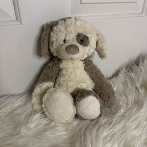 Demdaco Plush Stuffed Animal - Cream and Brown